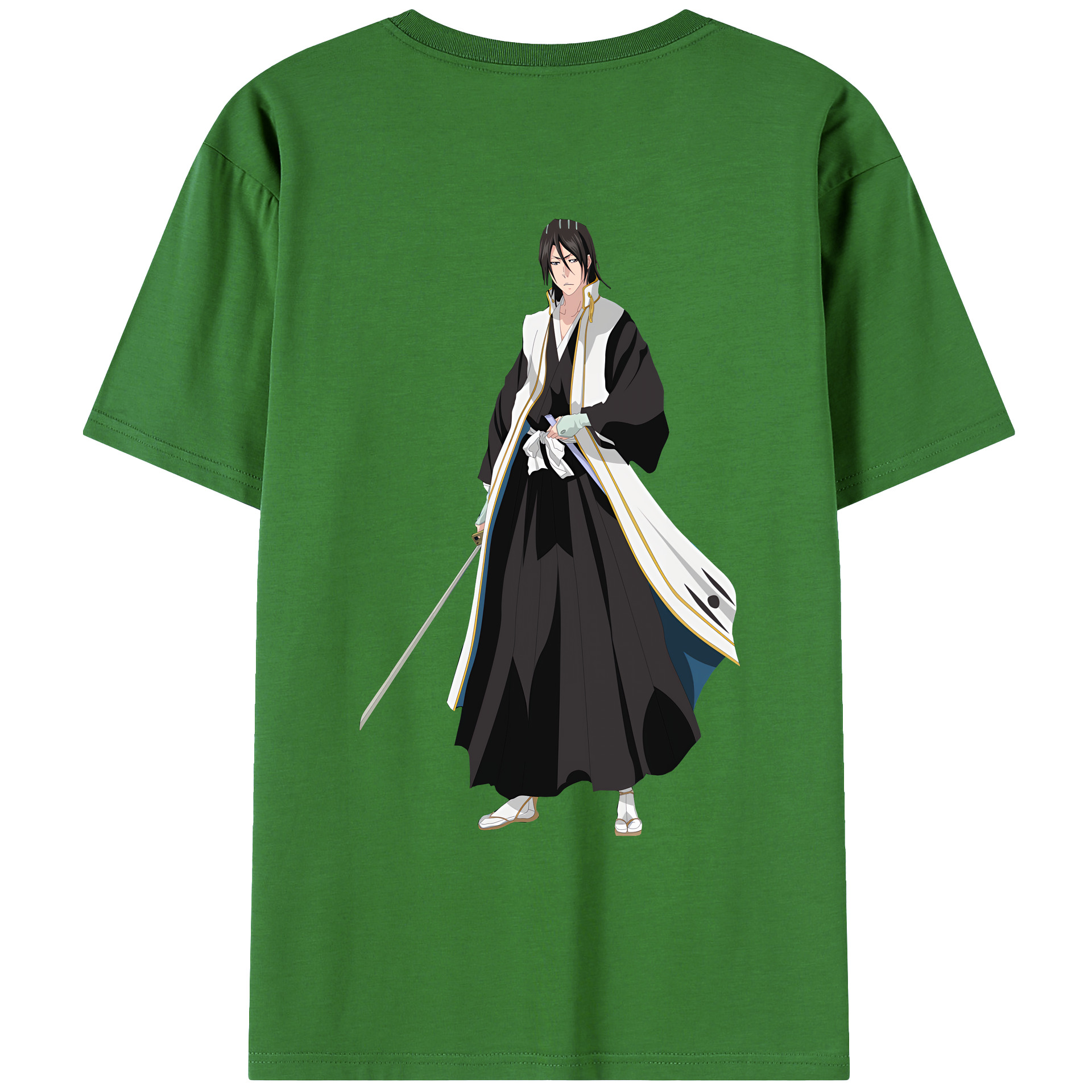（画像用） ブリーチ くちき びゃくや BLEACH Kuchiki Byakuya レディース半袖Tシャツ(バックプリント)
